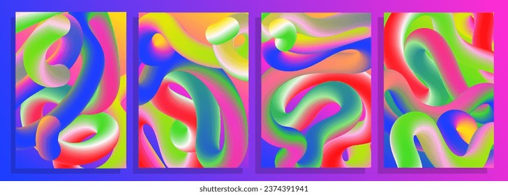 abstract iridescent worm flow cover design, for book cover, album cover, poster, flyer, magazine, catalog, PPT, etc.
A4 size vector design