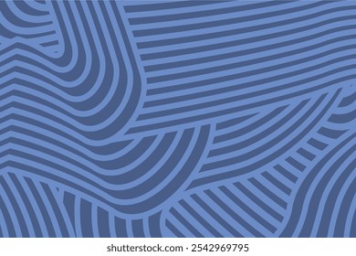 abstract Irregular blue color wave striped lines textured background. seamless geometric pattern design for certificates, invitations, textiles, apparel, covers and more.
