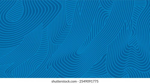 abstract Irregular blue color wave striped lines textured background. seamless geometric pattern design for certificates, invitations, textiles, apparel, covers and more.
