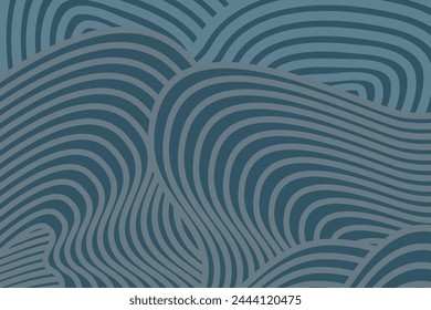 Abstract irregular blue and grey color striped textured background. seamless geometric pattern design for certificate, invitation, textile, clothes, cover and others.