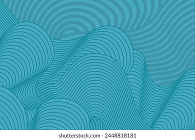 Abstract irregular blue tosca color striped textured background. seamless geometric pattern design for certificate, invitation, textile, clothes, cover and others.