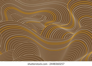 Abstract irregular brown color striped textured background. seamless geometric pattern design for certificate, invitation, textile, clothes, cover and others.
