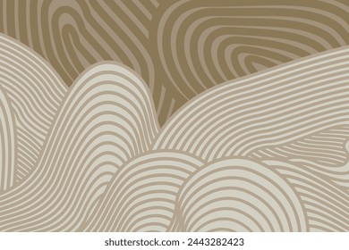Abstract irregular brown light color striped textured background. seamless geometric pattern design for certificate, invitation, textile, clothes, cover and others.
