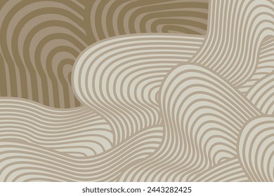 Fondo texturizado a rayas de color marrón claro irregular abstracto. diseño geométrico sin fisuras del modelo para el certificado, la invitación, el textil, la ropa, la cubierta y otros.