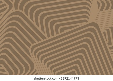 Abstract irregular brown striped textured background. seamless geometric pattern design for certificate, invitation, clothes, cover and others.