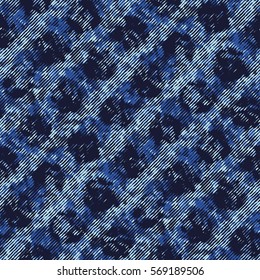 Abstract irregular brushed stains textured background. Seamless pattern.