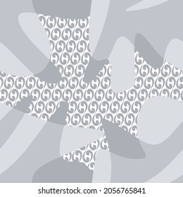 abstract irregular curves combination of curves and comma characters into an irregular pattern. use for page background or others