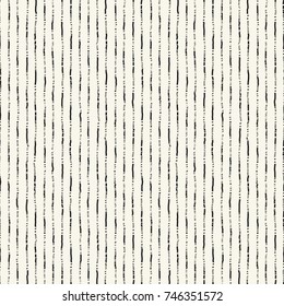 Abstract Irregular Dashed Textured Pinstriped Background. Seamless Pattern.