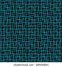 Abstract irregular distressed mesh textured background. Seamless pattern.