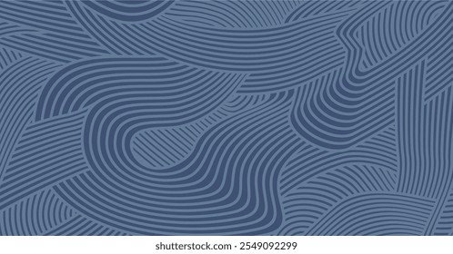 abstrato Irregular cinza cor azul onda listrada linhas texturizadas fundo. design de padrão geométrico sem costura para certificados, convites, têxteis, vestuário, capas e muito mais.

