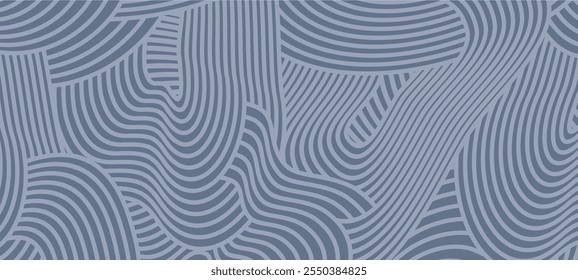 abstract Irregular grey color wave striped lines textured background. seamless geometric pattern design for certificates, invitations, textiles, apparel, covers, banner and more.

