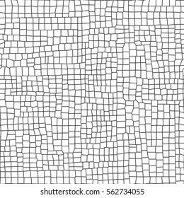 abstract irregular historic antique roman or medieval mosaic cobble stone street path road, cobblestones pavement paving endless seamless pattern, rough brick rock granite material, architecture