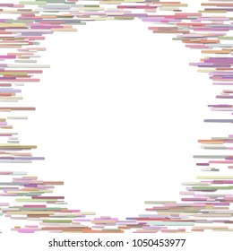 Abstract irregular horizontal stripe background template - vector border illustration
