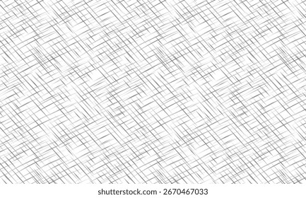 abstract irregular line, linen texture, vector illustration.