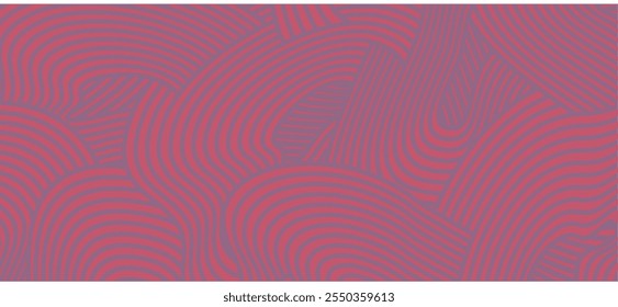 abstract Irregular magenta color wave striped lines textured background. seamless geometric pattern design for certificates, invitations, textiles, apparel, covers, banner and more.
