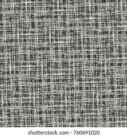 Abstract Irregular Mesh Textured Distressed Fabric. Checked Motif. Seamless Pattern. 