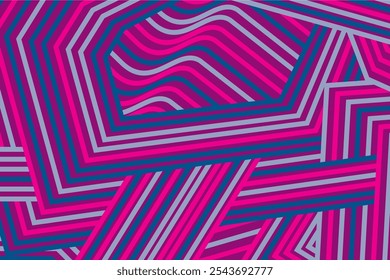 abstrait Lignes irrégulières à rayures multicolores, arrière-plan texturé. motif géométrique harmonieux pour certificats, invitations, textiles, vêtements, couvertures, bannière et plus encore.
