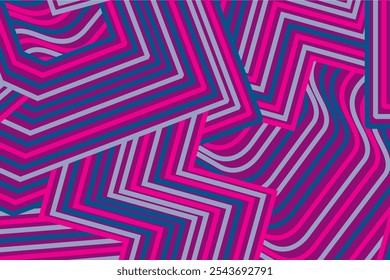 abstrait Lignes irrégulières à rayures multicolores, arrière-plan texturé. motif géométrique harmonieux pour certificats, invitations, textiles, vêtements, couvertures, bannière et plus encore.
