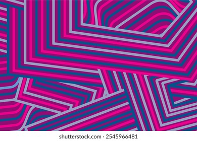 abstrait Lignes irrégulières à rayures multicolores, arrière-plan texturé. motif géométrique harmonieux pour certificats, invitations, textiles, vêtements, couvertures, fond d'écran, bannière et plus encore.
