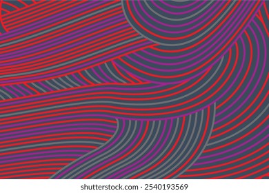 abstract Irregular multi color wave striped lines textured background. seamless geometric pattern design for certificates, invitations, textiles, apparel, covers and more.
