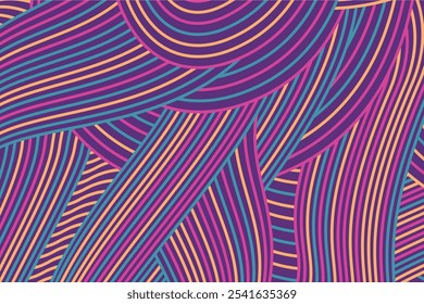 abstract Irregular multi color wave striped textured background. seamless geometric pattern design for certificates, invitations, textiles, apparel, covers and more.
