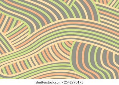abstract Irregular multi color wave striped lines textured background. seamless geometric pattern design for certificates, invitations, textiles, apparel, covers and more.
