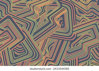 Resumen de fondo irregular a rayas múltiples coloreadas en textura. diseño de patrones geométricos sin fisuras para certificado, invitación, textil, ropa, cubierta y otros.