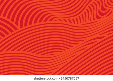 Abstractas fondo texturizado de rayas de color naranja y rojo irregular. diseño geométrico sin fisuras para certificado, invitación, textil, ropa, cubierta y otros.
