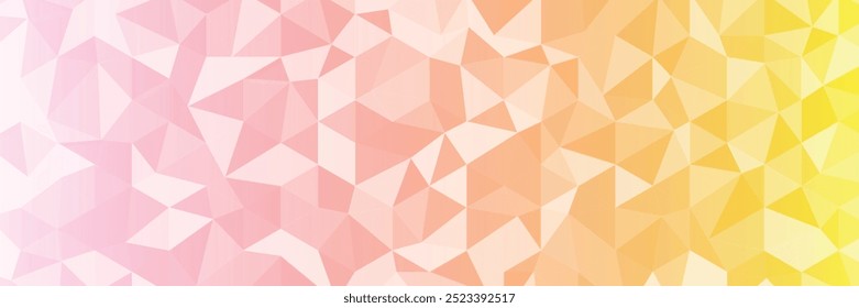 Abstractas fondo de polígono irregular con patrón de triángulo colorido, Ilustración vectorial.