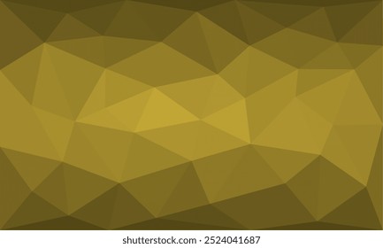 Abstract irregular polygon background in dijon yellow color. triangle pattern design for decoration, banner, greeting, invitation, website, advertising, cover, backdrop, display