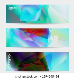 Abstract irregular polygonal background. Multicolored gradient of reflected light in crystal or diamond structure. Fragile sharp shattered ice or glass texture. Ambient light of low poly cubism