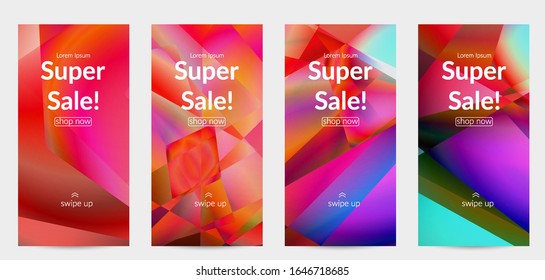 Abstract irregular polygonal background. Multicolored gradient of reflected light in crystal or diamond structure. Fragile sharp shattered ice or glass texture. Ambient light of low poly cubism