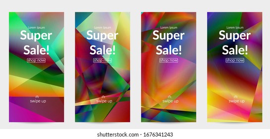 Antecedentes polígonos irregulares abstractos. Gradiente multicolor de luz reflejada en la estructura de cristal o diamante. Frágil y agudo hielo o textura de vidrio. Luz ambiental de bajo cubismo de polios