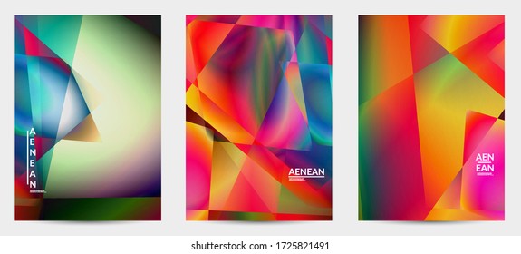 Resumen del fondo poligonal irregular. Gradiente multicolor de la luz reflejada en la estructura de cristal o diamante. Frágiles y agudas texturas de hielo o vidrio destrozadas. Luz ambiente de bajo cubismo de políticas