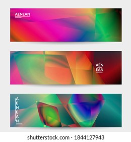 Abstract irregular polygonal background. Multicolored gradient of reflected light in crystal or diamond structure. Fragile sharp shattered ice or glass texture. Ambient light of low poly cubism