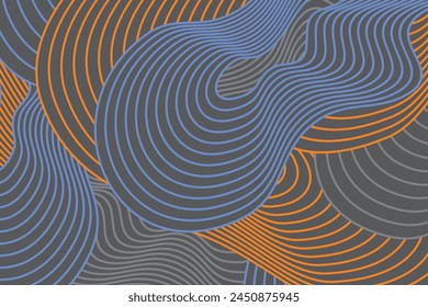 Abstract irregular purple orange and grey color striped textured background. seamless geometric pattern design for certificate, invitation, textile, clothes, cover and others.