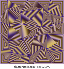 Abstract irregular rectangle mosaic vector background design