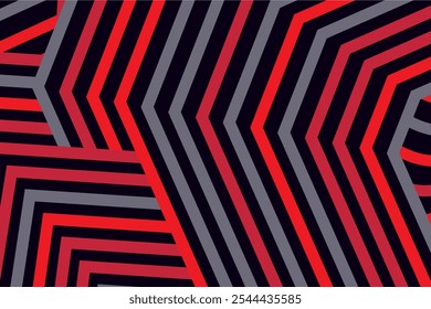 abstrato Irregular vermelho preto linhas listradas fundo texturizado. design de padrão geométrico perfeito para certificados, convites, têxteis, vestuário, capas, banner e muito mais.
