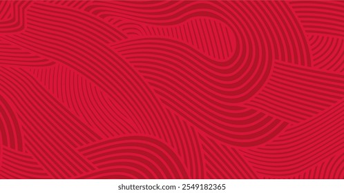 abstract Irregular red color wave striped lines textured background. seamless geometric pattern design for certificates, invitations, textiles, apparel, covers and more.
