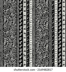 Abstract and irregular seamless chintz pattern,,