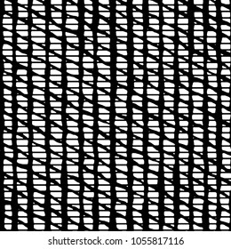 Abstract irregular sketched block textured background. Seamless pattern.