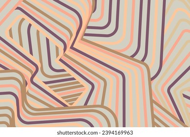 Abstract irregular soft color striped textured background. seamless geometric pattern design for certificate, invitation, clothes, cover and others.