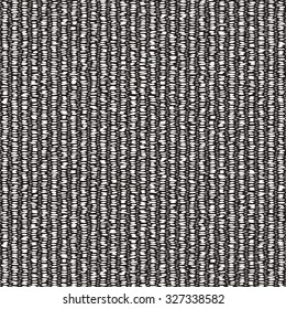 Abstract Irregular Stitch Stroke Striped Fabric Texture. Seamless Pattern.