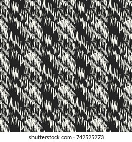 Abstract Irregular Striped Distressed Background. Seamless Pattern.