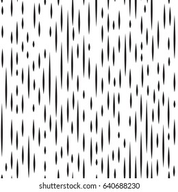 Abstract irregular striped line seamless pattern. Black and white geometric texture. Ornamental background
