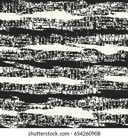 Abstract irregular striped motif. Seamless pattern.