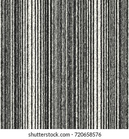 Abstract irregular striped textured distressed background. Seamless pattern.