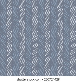 Abstract  irregular stroke herringbone motif. Seamless pattern.