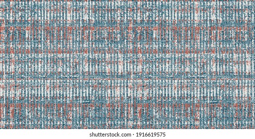 Abstract irregular stroke space-dyed melange subtle striped textured background. background. Seamless  vector pattern.