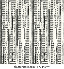 Abstract irregular strokes variegated textured background. Seamless pattern.